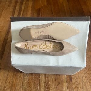 Sam Edelman Taupe Pointed Toe flats